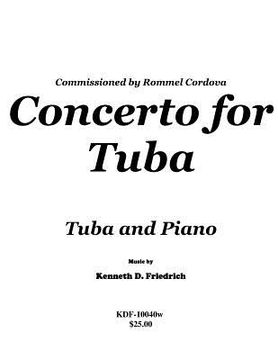 portada Concerto for Tuba (en Inglés)