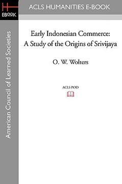 portada early indonesian commerce: a study of the origins of srivijaya (en Inglés)