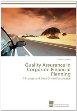 portada Quality Assurance in Corporate Financial Planning: A Process-and Data-Driven Perspective