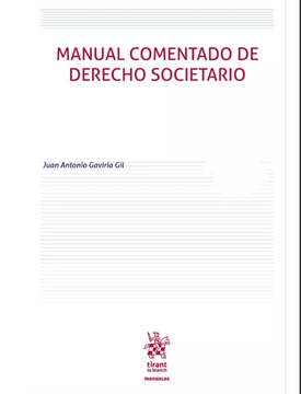 portada Manual comentado de Derecho Societario