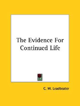 portada the evidence for continued life (en Inglés)