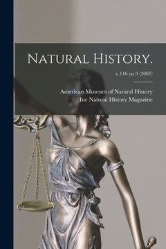 portada Natural History.; v.116 no.9 (2007) (in English)