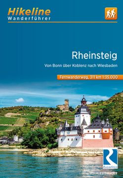portada Fernwanderweg Rheinsteig: Von Bonn Über Koblenz Nach Wiesbaden. 311 km, 1: 35. 000, Gps-Tracks Download, Liveupdate (Hikeline /Wanderführer) von Bonn Über Koblenz Nach Wiesbaden. 311 km, 1: 35. 000, Gps-Tracks Download, Liveupdate (in German)