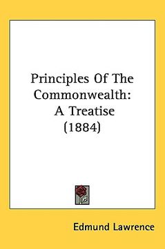 portada principles of the commonwealth: a treatise (1884) (in English)