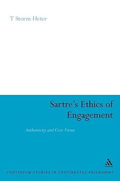 portada sartre's ethics of engagement (en Inglés)