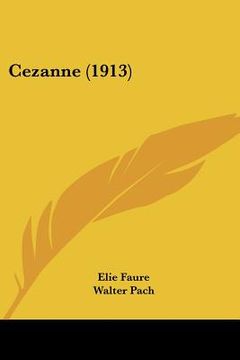 portada cezanne (1913) (en Inglés)