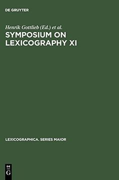 portada Symposium on Lexicography xi (en Alemán)