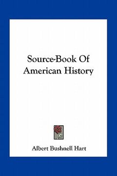 portada source-book of american history (in English)