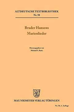 portada Bruder Hansens Marienlieder (en Alemán)