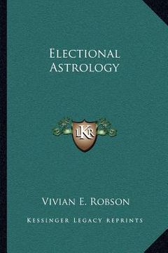 portada electional astrology (en Inglés)