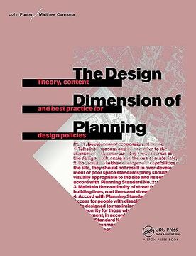 portada The Design Dimension of Planning (in English)