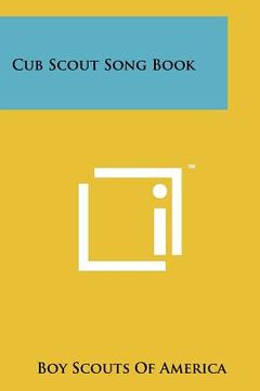 portada cub scout song book (en Inglés)