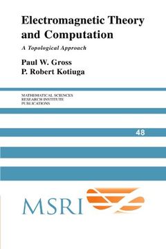 portada Electromagnetic Theory and Computation Paperback (Mathematical Sciences Research Institute Publications) (en Inglés)