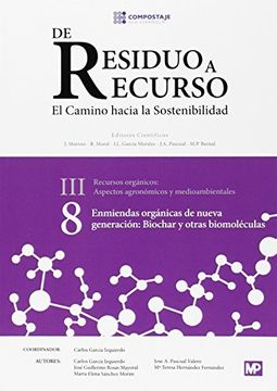 portada Enmiendas Orgánicas De Nueva Generación: Biochar Y Otras Biomoléculas III.8
