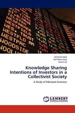 portada knowledge sharing intentions of investors in a collectivist society (en Inglés)