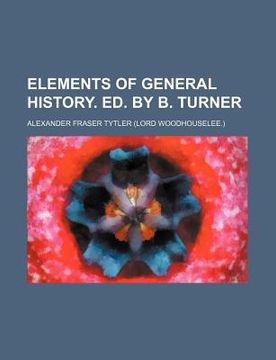 portada elements of general history. ed. by b. turner