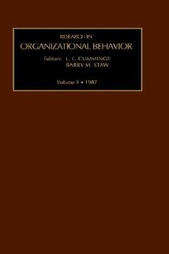 portada research in organizational behavior vol9 (en Inglés)