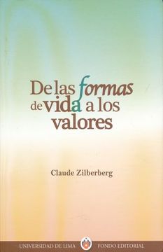 portada De las Formas de Vida a los Valores (in Spanish)