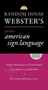 portada Random House Webster's Pocket American Sign Language Dictionary (en Inglés)