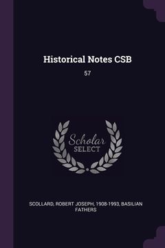 portada Historical Notes CSB: 57 (en Inglés)