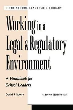 portada Working in a Legal & Regulatory Environment (in English)