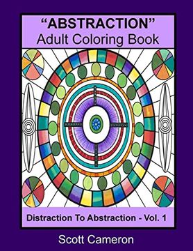 portada "Abstraction" Adult Coloring Book: Abstraction to Distraction 