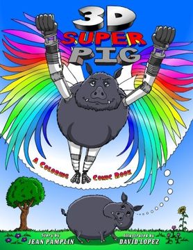 portada 3D Super Pig: A Coloring Comic Book