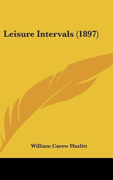 portada leisure intervals (1897) (in English)