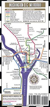 portada Streetwise map Washington d. C - Laminated City Center Street map of Washington d. C Metro: City Plans (Michelin City Plans) 