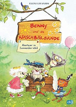 portada Benny und die Waschbärbande - Abenteuer im Summenden Wald (Die Benny und die Waschbärbande-Reihe, Band 1) (en Alemán)