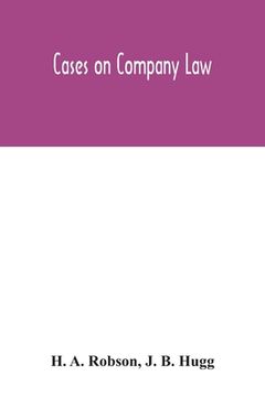 portada Cases on Company Law (en Inglés)