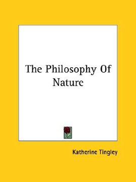 portada the philosophy of nature (in English)
