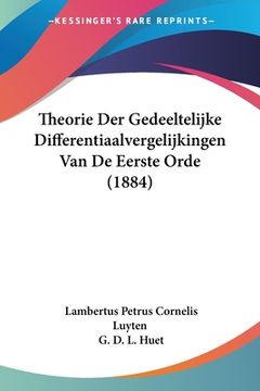 portada Theorie Der Gedeeltelijke Differentiaalvergelijkingen Van De Eerste Orde (1884)