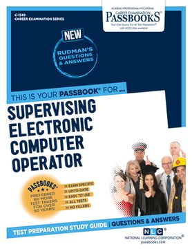 portada Supervising Electronic Computer Operator (C-1549): Passbooks Study Guide Volume 1549 (en Inglés)