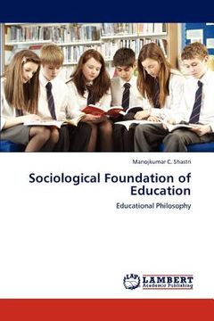 portada sociological foundation of education (en Inglés)