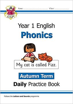 portada New ks1 Phonics Daily Practice Book: Year 1 - Autumn Term: Perfect for Catching up at Home (Cgp Primary Phonics) (in English)