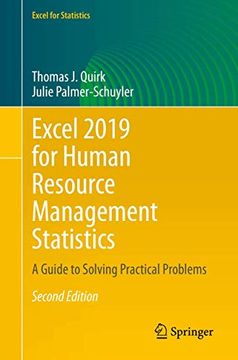 portada Excel 2019 for Human Resource Management Statistics: A Guide to Solving Practical Problems (en Inglés)