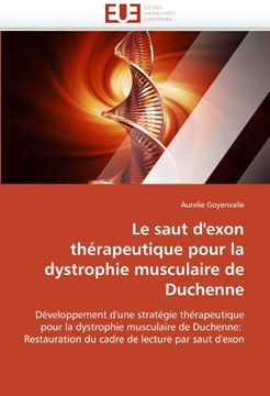 portada Le Saut D'Exon Therapeutique Pour La Dystrophie Musculaire de Duchenne