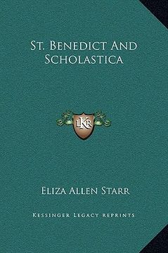 portada st. benedict and scholastica (in English)