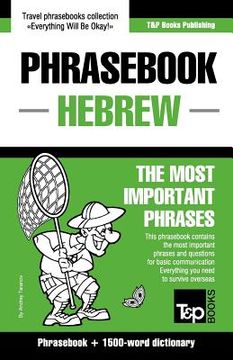 portada English-Hebrew phrasebook and 1500-word dictionary (en Inglés)