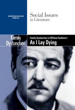 portada family dysfunction in william faulkner's as i lay dying (en Inglés)