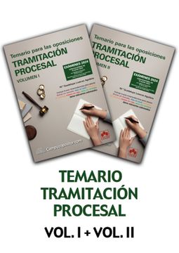 portada 024 Temario Tramitacion Procesal vol i y ii Vol. I + ii