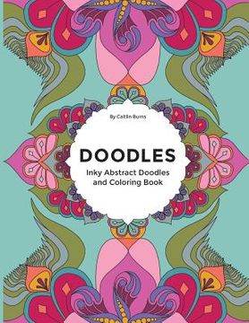 portada Doodles: Inky Abstract Doodles & Coloring Book (en Inglés)