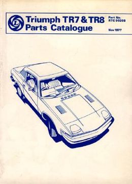 portada triumph tr7/8 parts catalog