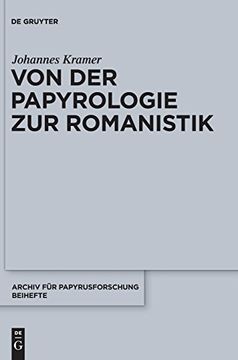 portada Von der Papyrologie zur Romanistik (en Alemán)