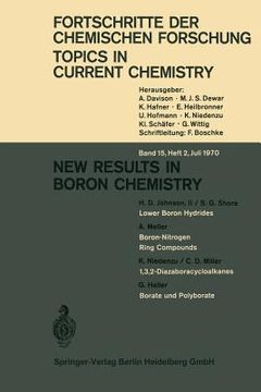 portada new results in boron chemistry (in German)