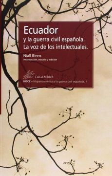 portada Ecuador Y La Guerra Civil Española. La Voz De Los Intelectuales (Hispanoamérica y la guerra civil española) (in Spanish)
