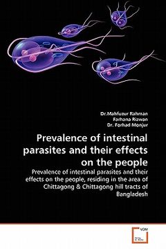 portada prevalence of intestinal parasites and their effects on the people (in English)