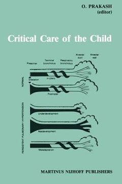 portada Critical Care of the Child (en Inglés)