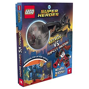 portada Legoâ® dc Super Heroesâ ¢: Batman vs. Harley Quinn (With Batmanâ ¢ and Harley Quinnâ ¢ Minifigures, Pop-Up Play Scenes and 2 Books)